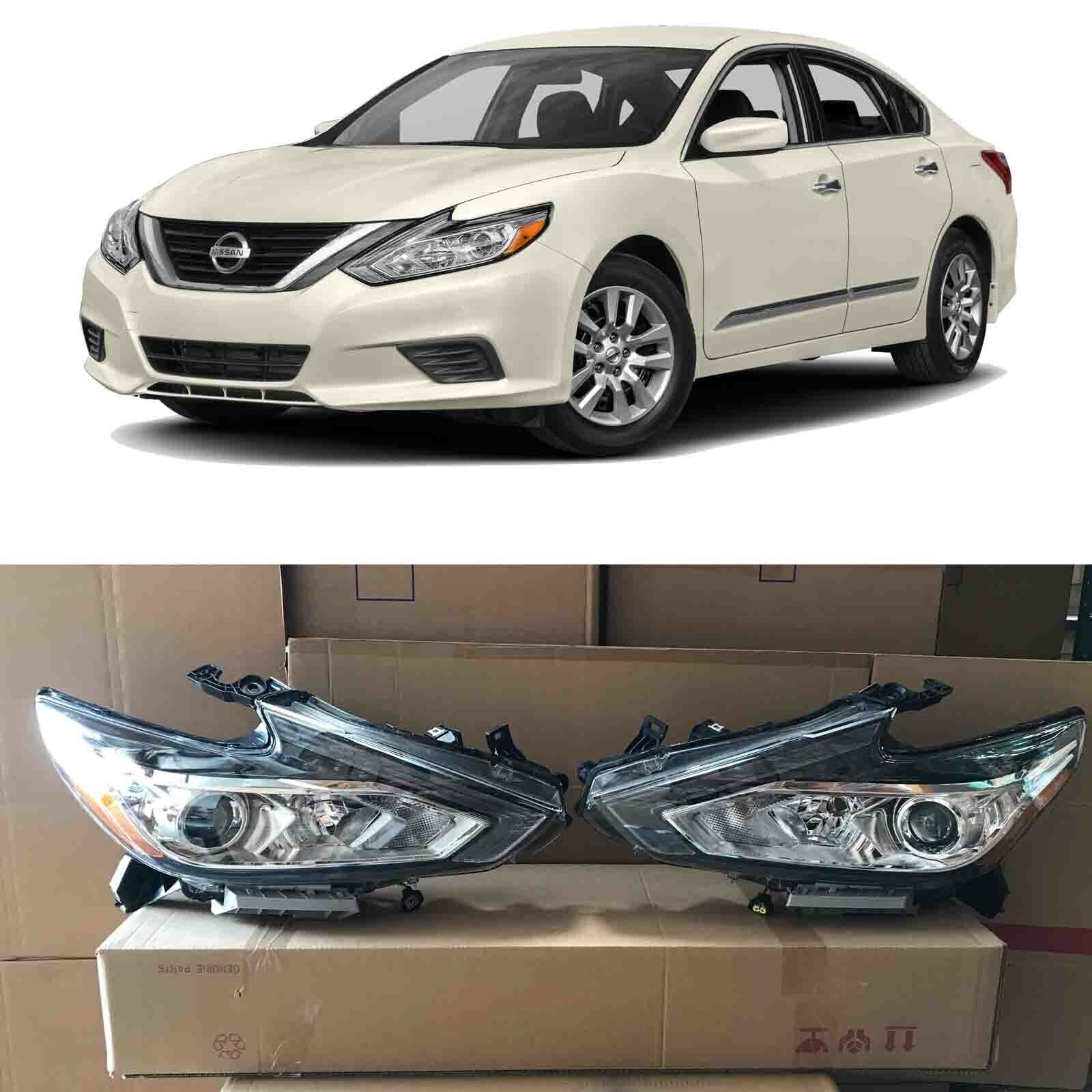 Headlamp Replacement for 2016 2018 Nissan Altima w/o LED Driver Passenger Chrome