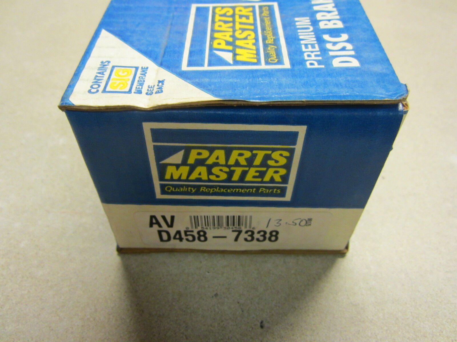 Parts Master D458-7338 Disc Brake Pads D458