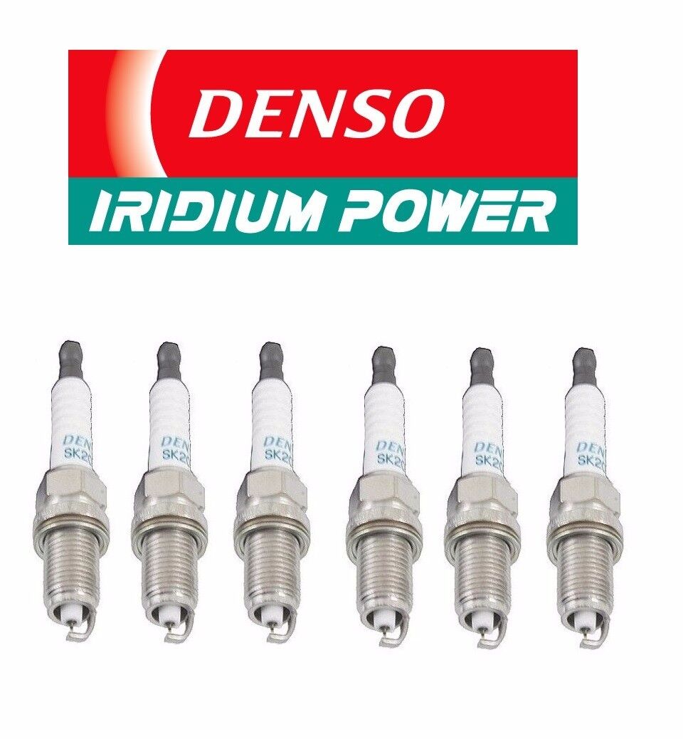 6-pcs Denso Long Life Iridium Power Spark Plugs for Toyota Lexus Mercedes 3297