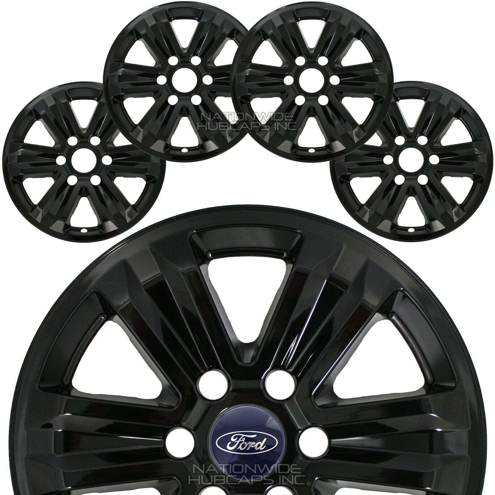 4 Black 2015-2020 Ford F150 XLT 17\