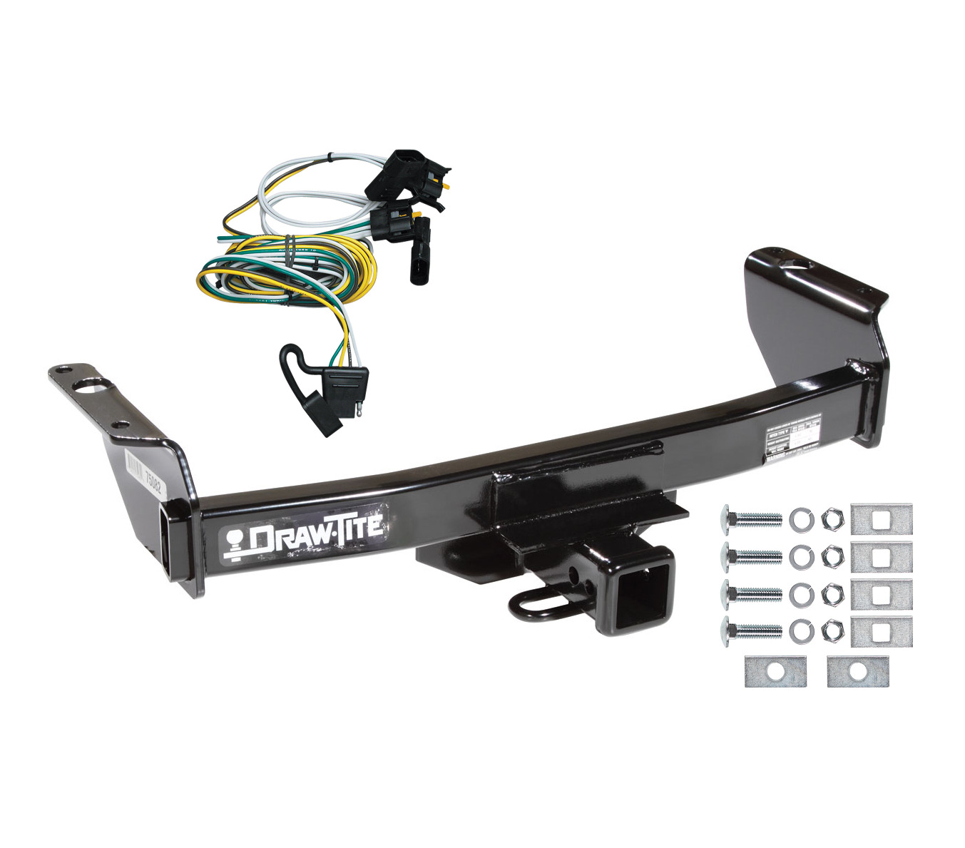 Trailer Tow Hitch For 00-03 Ford Ranger All Styles Receiver w/ Wiring Harness