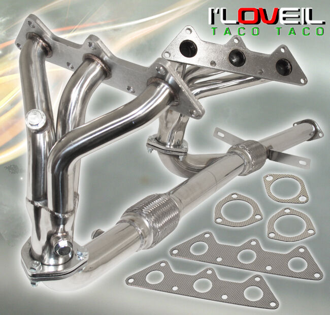 2000-2005 MITSUBISHI ECLIPSE 3G 6G72 V6 3.0L STAINLESS STEEL EXHAUST HEADERS