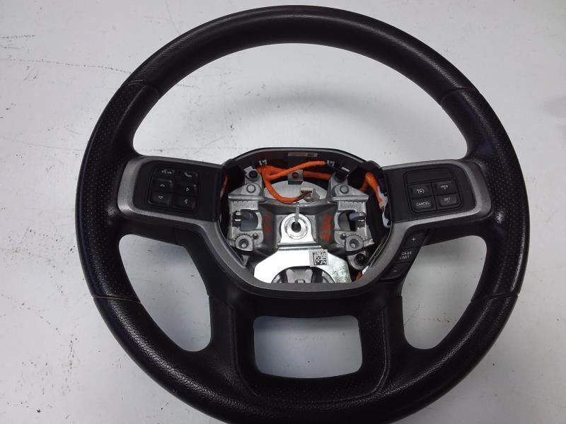 2019 DODGE RAM3500 Black Vinyl Steering Wheel OEM ID 6MU521X7AC