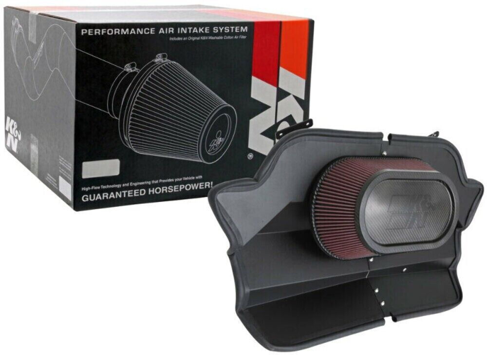 K&N Performance CAI cold air intake kit 2020-24 Corvette C8 6.2 LT2 Coupe only