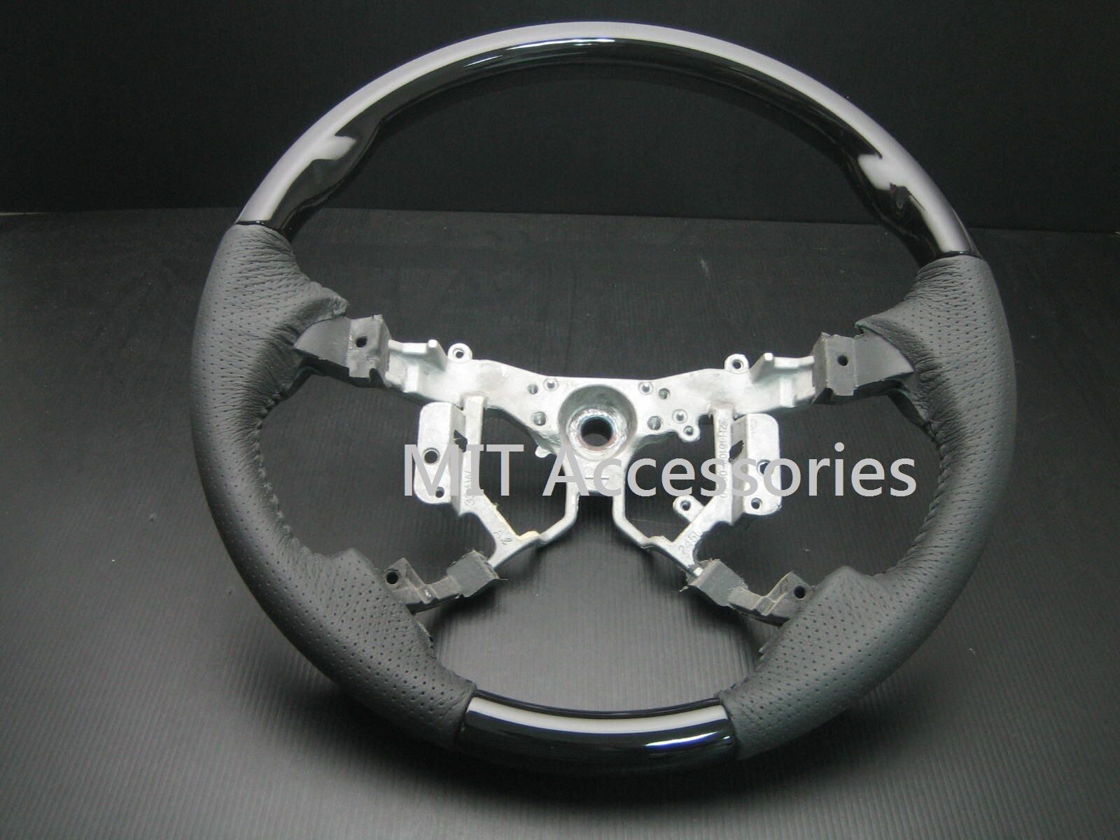 FOR Toyota CAMRY AURION 2007-2011 Genuine leather steering wheel-Black piano