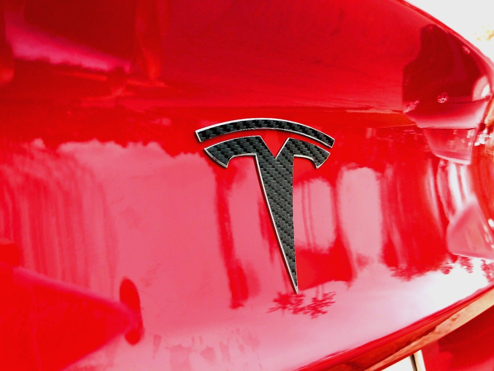 Tesla Model 3 Trunk Logo Decal - Available in Various Styles