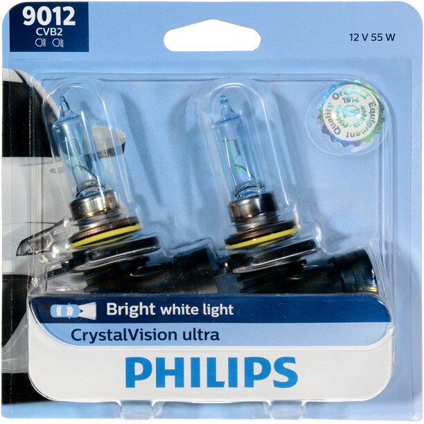 2x Germany Philips 9012 Upgrade Xenon White Ultra CrystalVision HIR2 Light Bulb