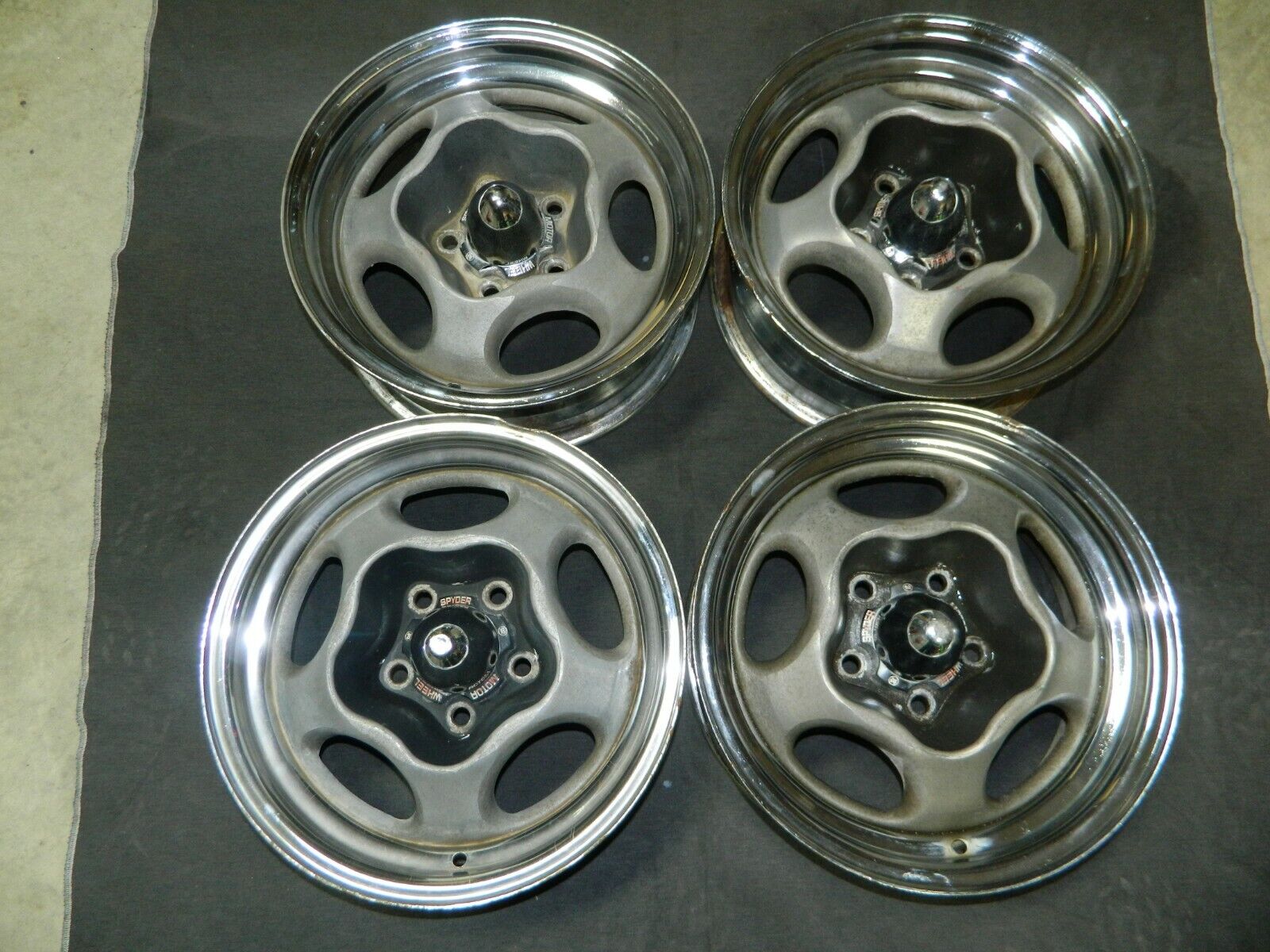  Motor Wheel Spyder Wheels/Rims 15X6 4 3/4\