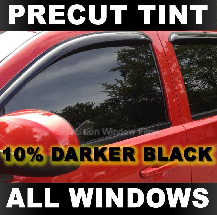 PreCut Window Tint for Chevy Malibu 2008-2012 Sedan - Darker Black 10% VLT Film