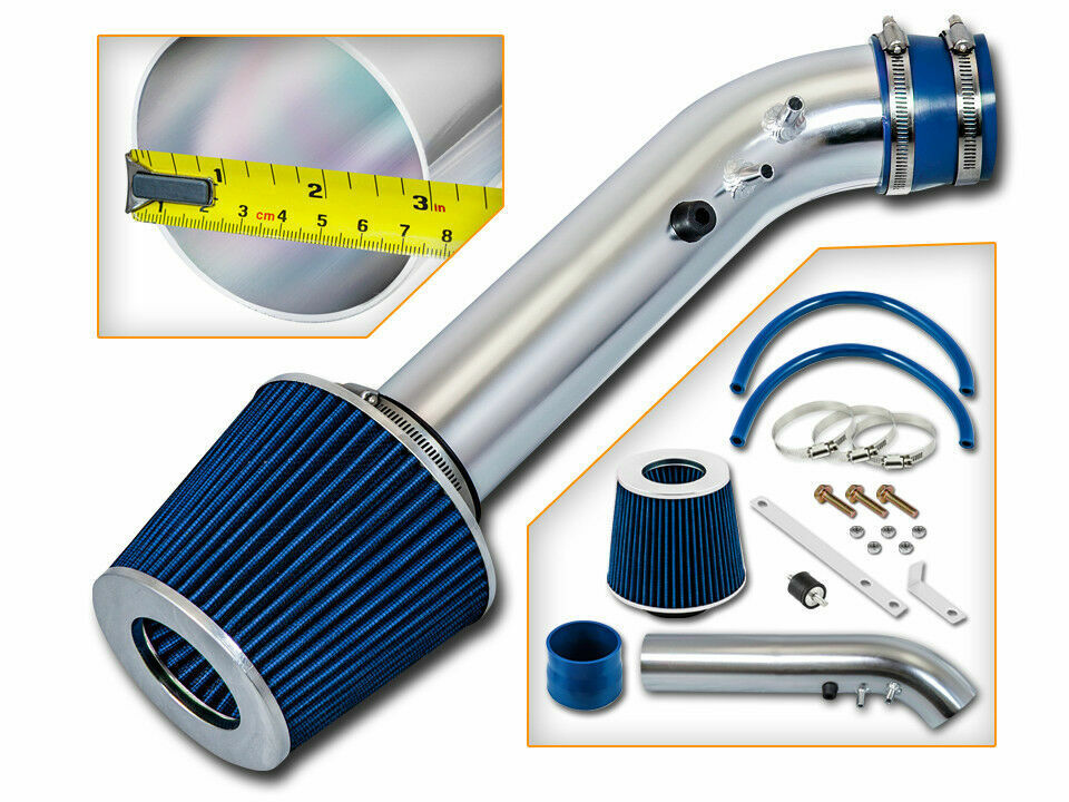 Short Ram Air Intake Kit + BLUE Filter for 99-00 Honda Civic HX EX Si 1.6 L4
