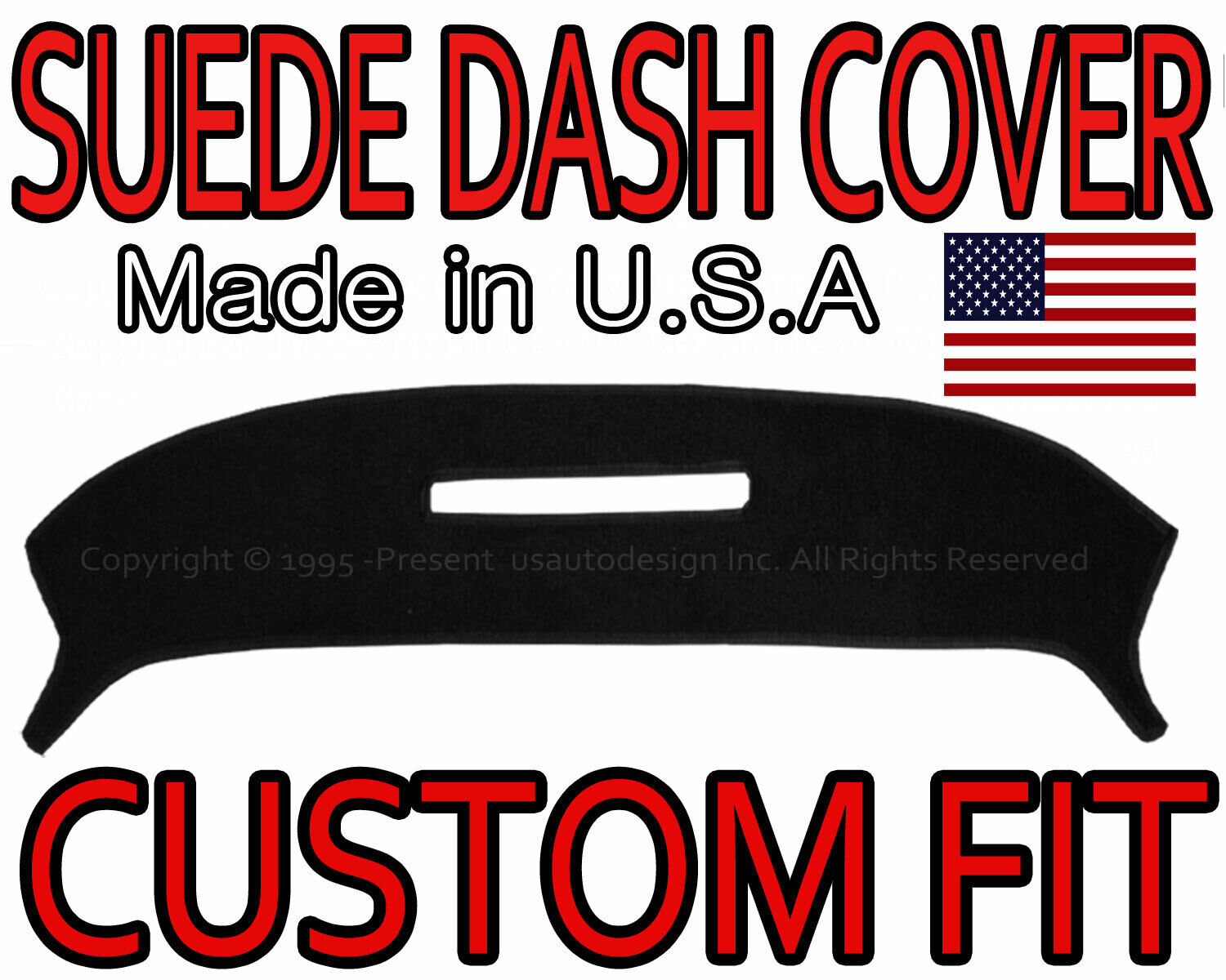 fits 1968-1977 CHEVROLET CORVETTE SUEDE DASH COVER MAT DASHBOARD PAD / BLACK
