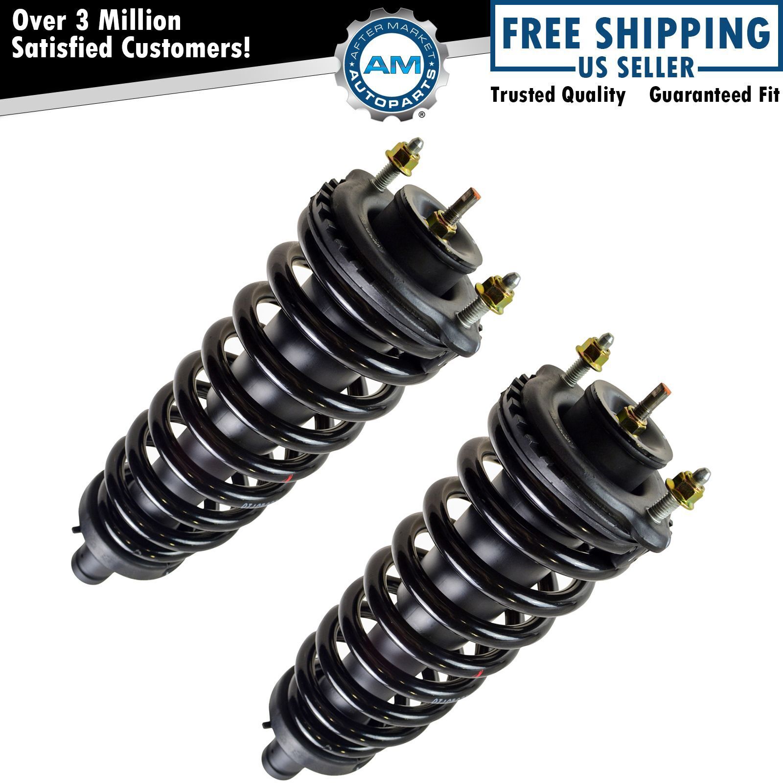 Quick Loaded Complete Shocks Strut Spring Assembly Front LH RH Pair Set 2pc