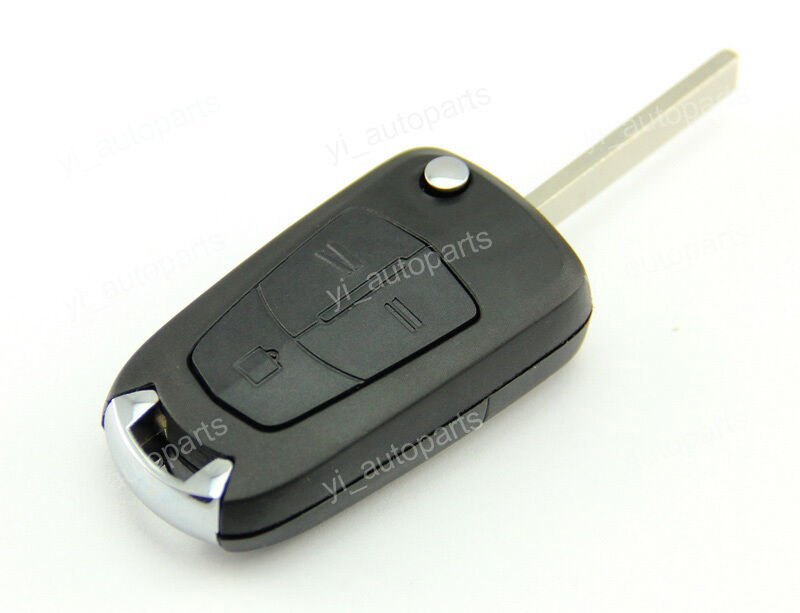 3 Buttons Flip Key Remote Shell Case For Opel/Vauxhall Astra Corsa Vectra Zafira