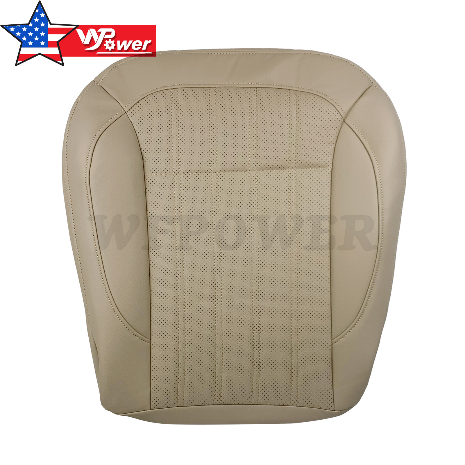 Driver Bottom  Leather Seat Cover For 2013 2014 Mercedes Benz GL450 Beige