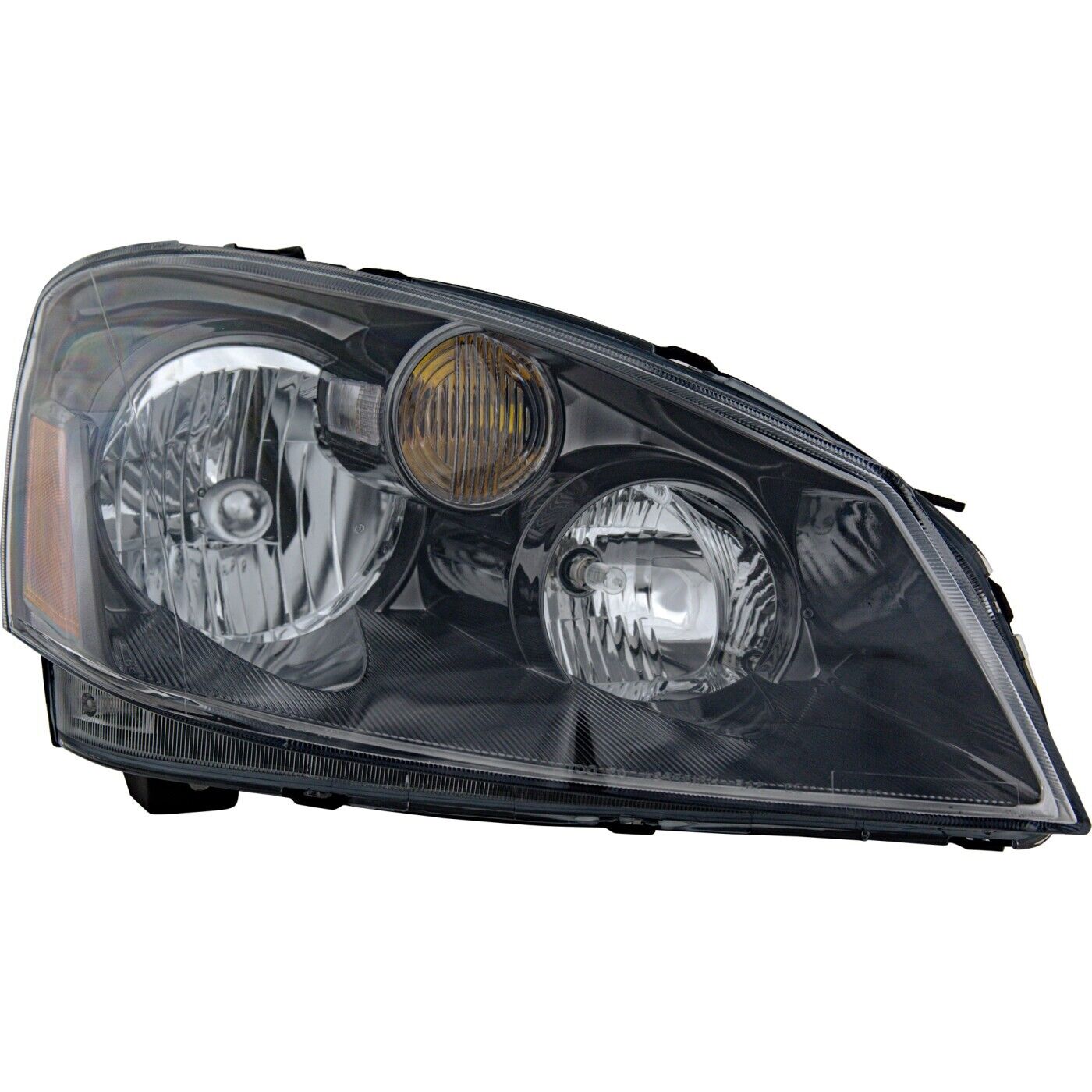 Headlight For 2005-2006 Nissan Altima Right Black Housing With Bulb