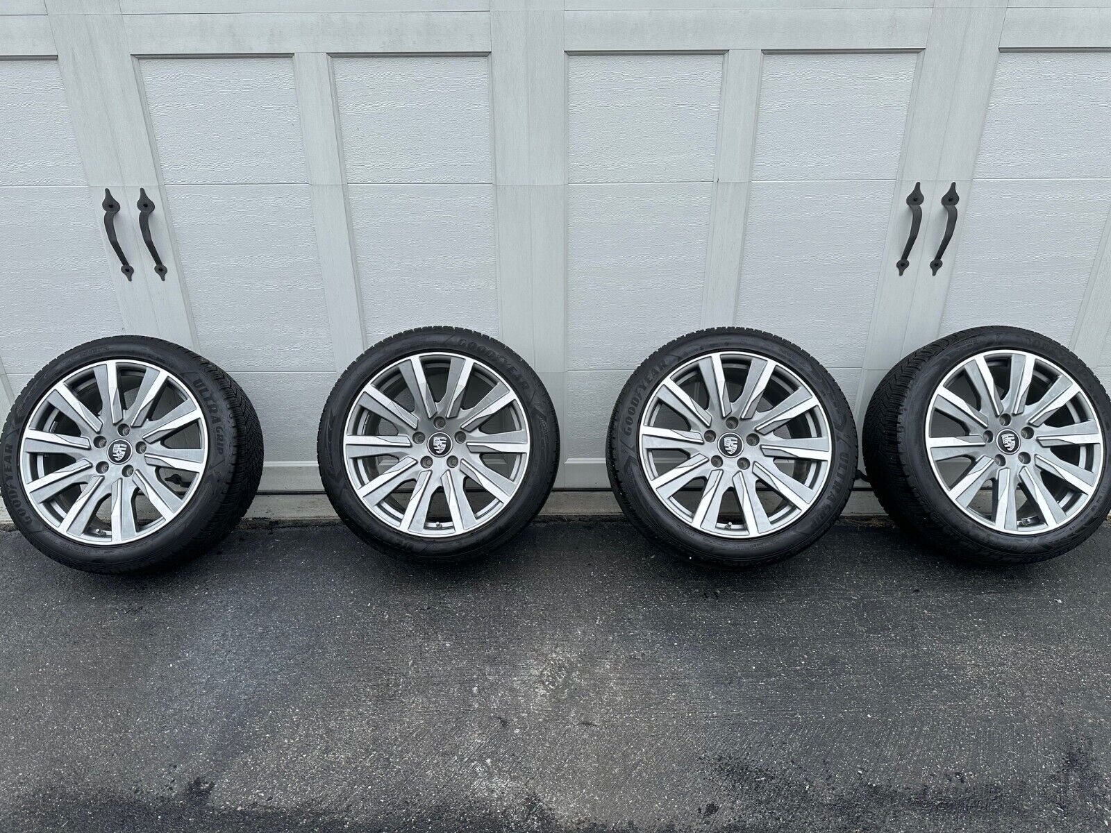 Porsche Taycan OEM 20-inch Tequipment Design Winter Wheel-and-Tire Set (4)