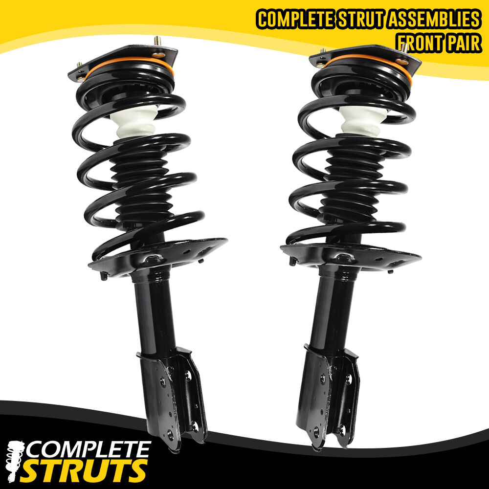 97-04 Oldsmobile Silhouette Front Complete Struts & Coil Springs w/ Mounts x2