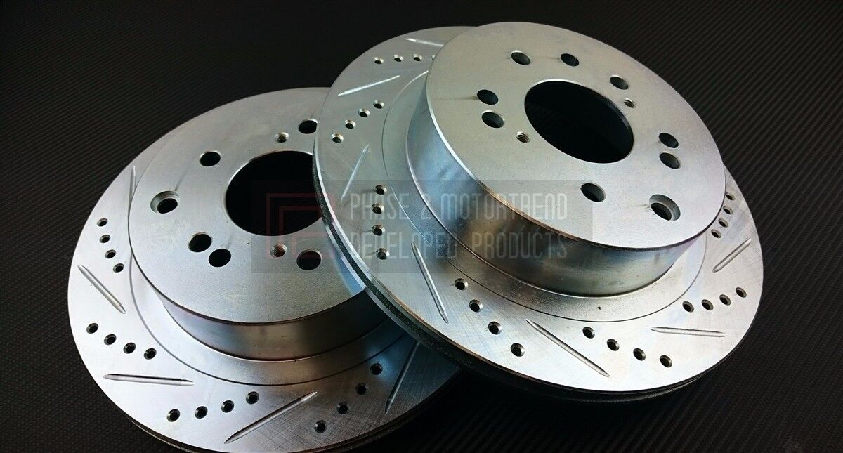 Phase 2 Z32 300ZX Conversion Rear Brake Rotors For Nissan 240SX S13 S14 
