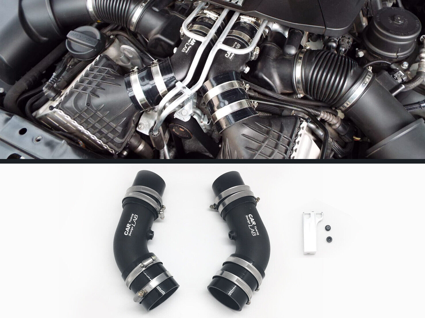 Turbo Intake Charge Pipe Cooling kit For BMW F10 F11 F12 F13 M5 M6 Motor 