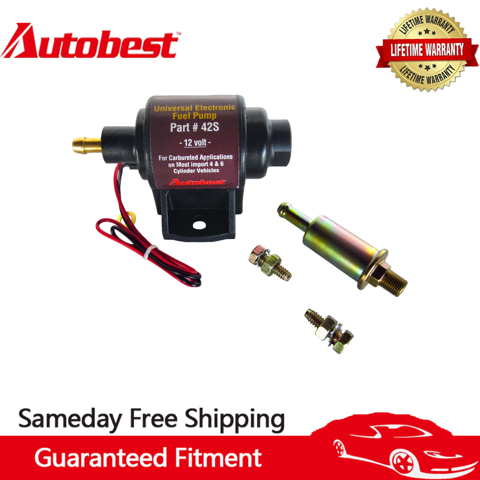 Autobest 42S Electric Transfer Pump For Low Pressure 2-3.5 PSI