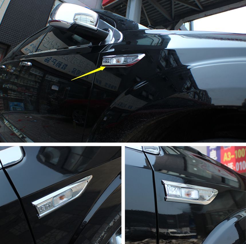2PCS Chrome Turn signal decorative frame trim for Dodge Journey 2013- 2015 