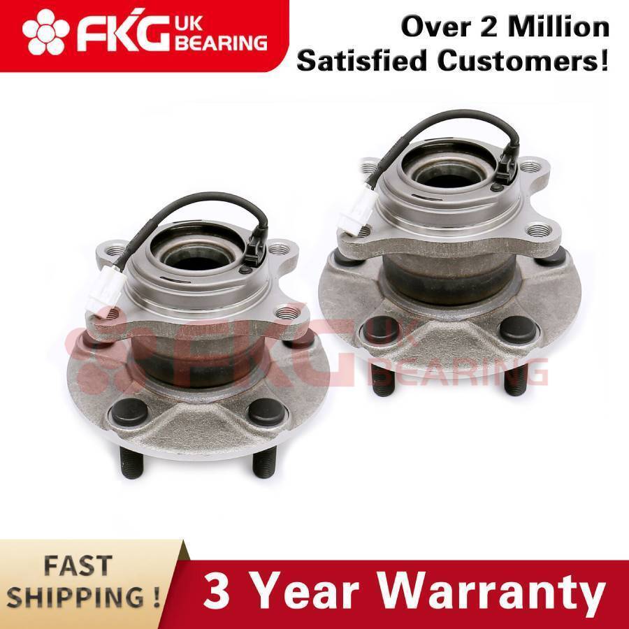 Pair 2 Rear Wheel Hub Bearing Assembly For 2007-2013 Suzuki SX4 AWD Only 512393