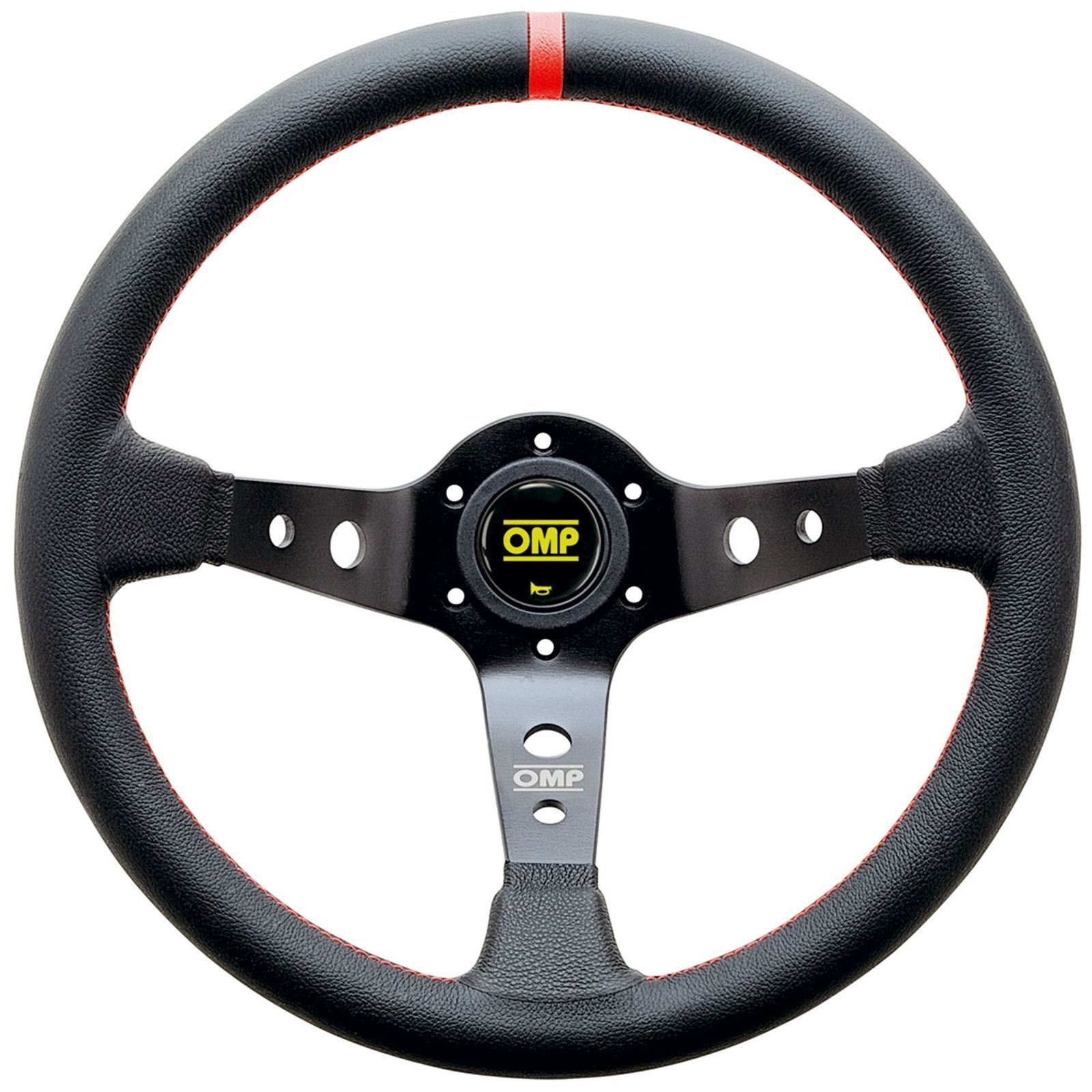 OMP Corsica Black Leather 350mm Steering Wheel OD/1956/NR