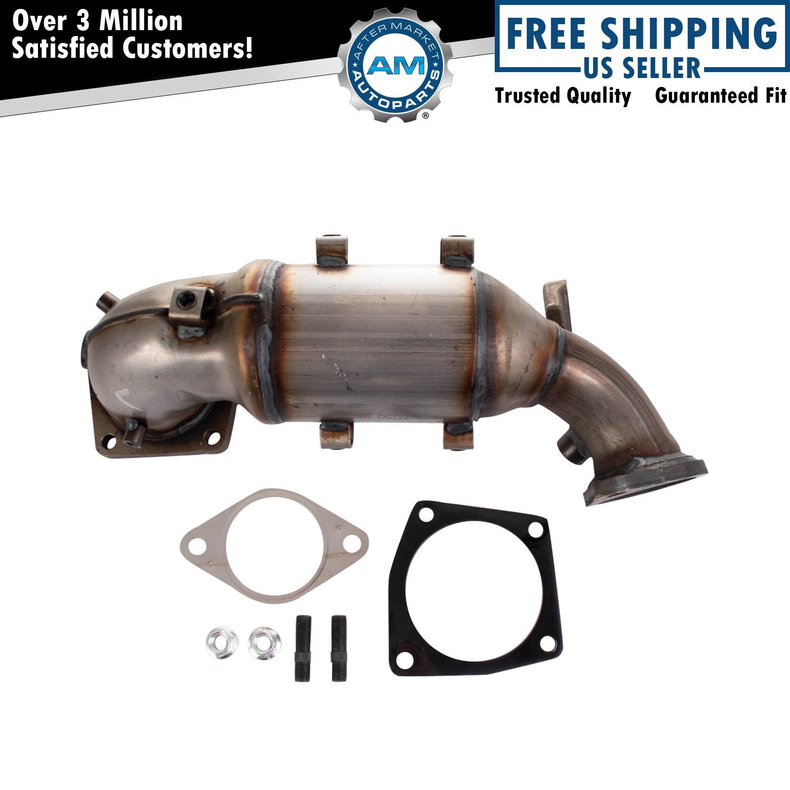 Front Exhaust Pipe with Catalytic Converter Fits 16-18 Hyundai Santa Fe Sport