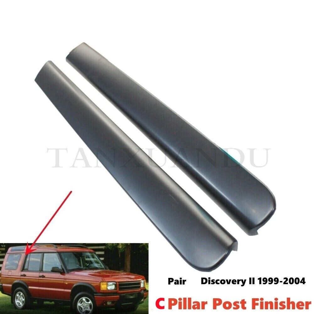 Pair Rear C Pillar Post Finisher Door Trim Molding For LAND ROVER Discovery II 2