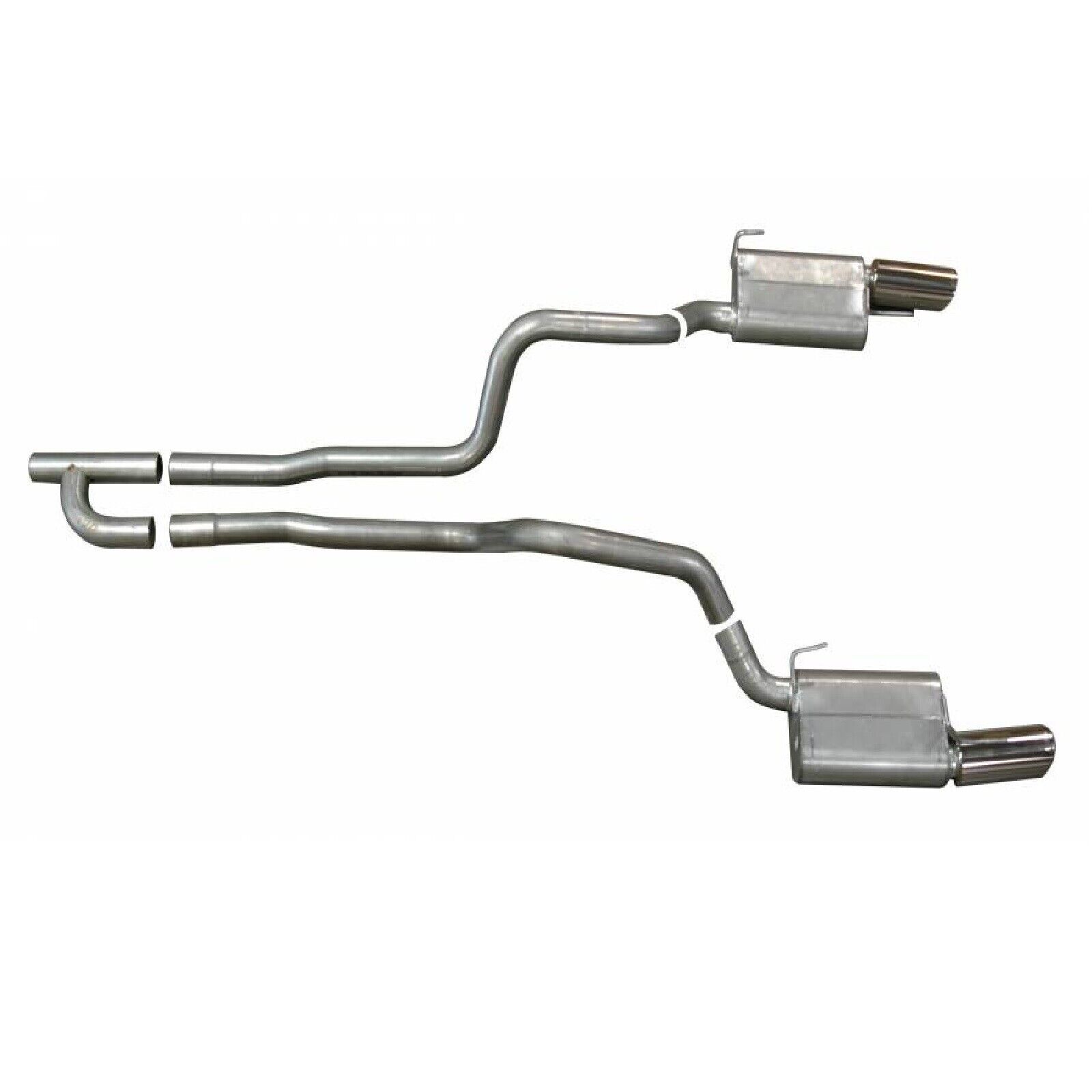 Gibson 319005 Aluminized Dual Exhaust System for 05-10 Mustang Base 4.0 Liters