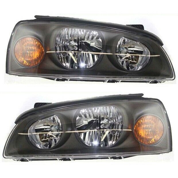 Headlight Set For 2004 2005 2006 Hyundai Elantra Left and Right With Bulb 2Pc
