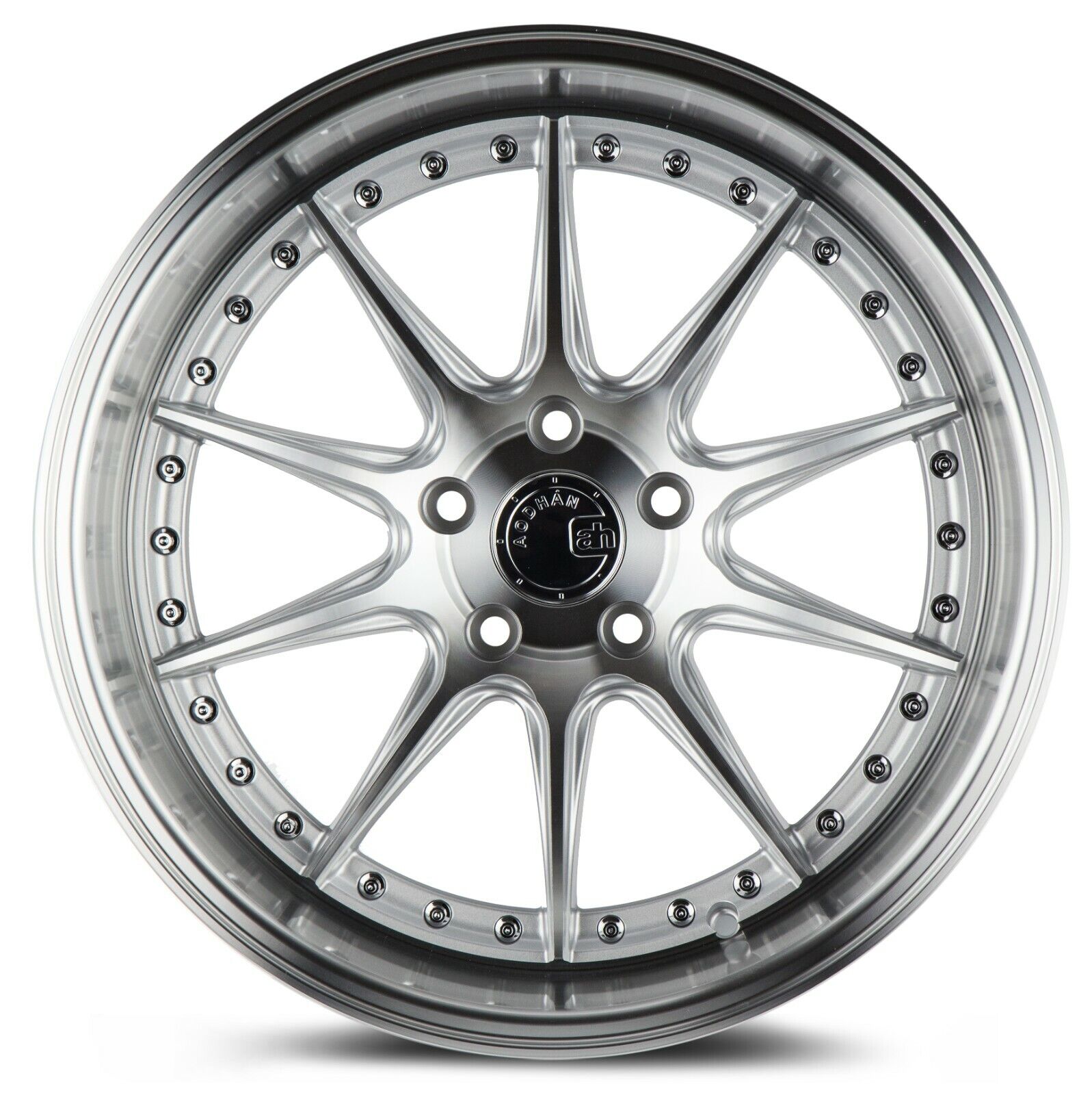 Aodhan DS07 18x9.5 +30 5x114.3 Silver Mazda3 Civic Lancer Eclipse IS300 Veloster