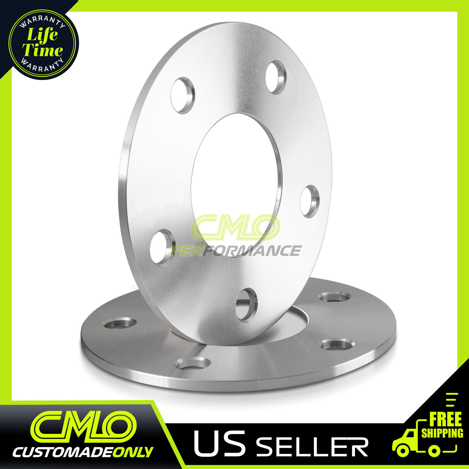 2pc 5mm Wheel Spacers 5x4.5 Fits IS250 IS300 IS350 GS300 GS350 GS460 ES350 Camry