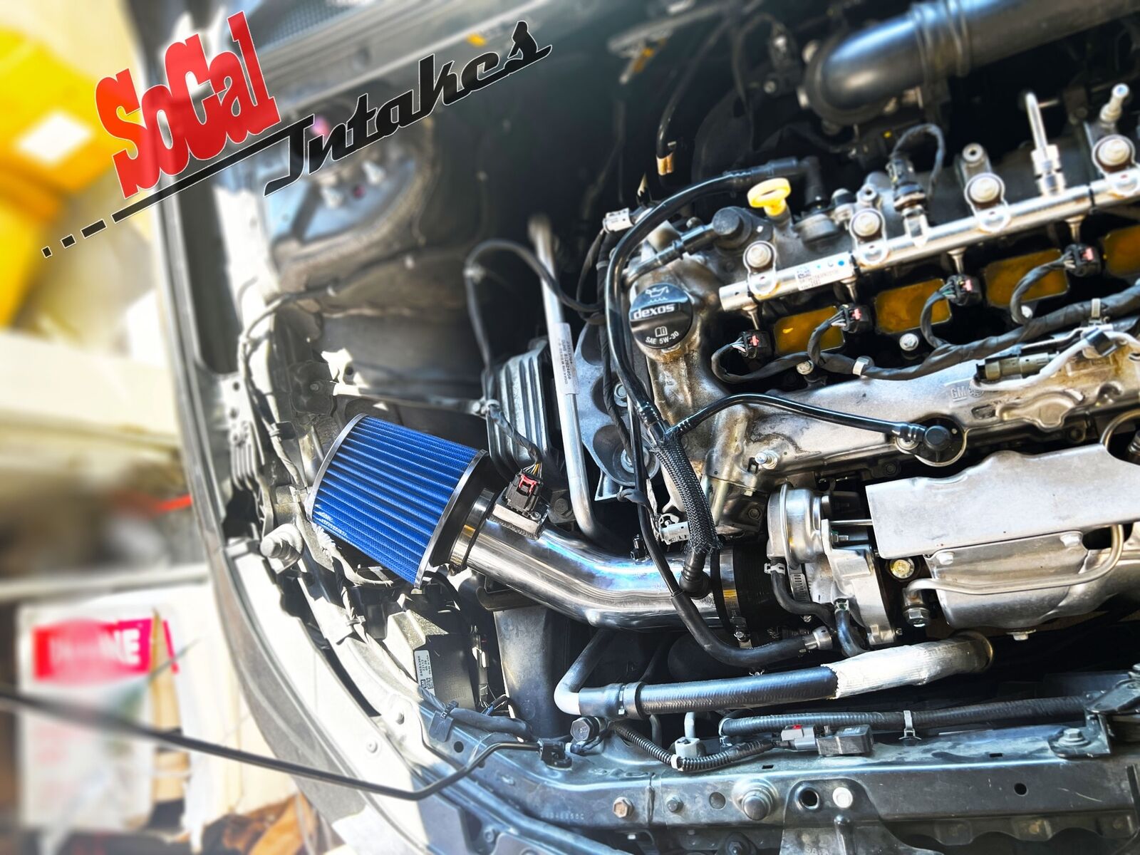 BLACK BLUE Air Intake Kit & Filter For 2016-2021 Chevy Malibu L LS LT RS 1.5L L4