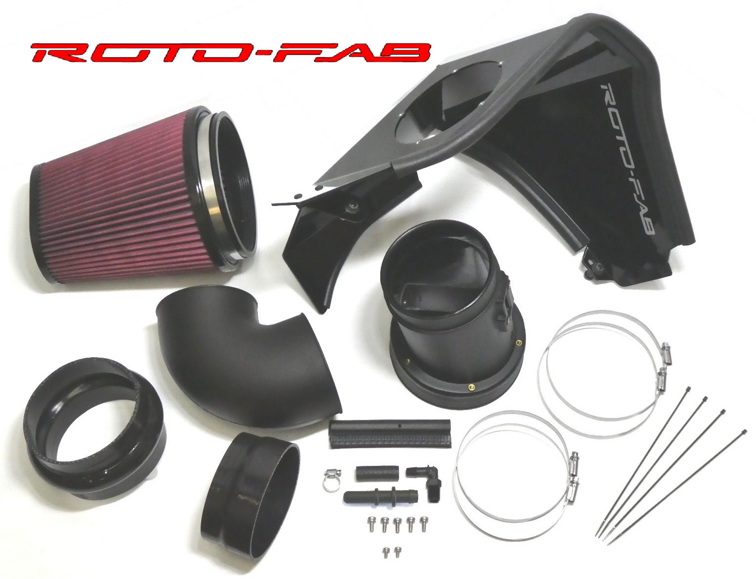 Roto-Fab 10161061 Cold Air Intake Kit Oiled Filter For 16-19 Cadillac CTS-V 6.2L