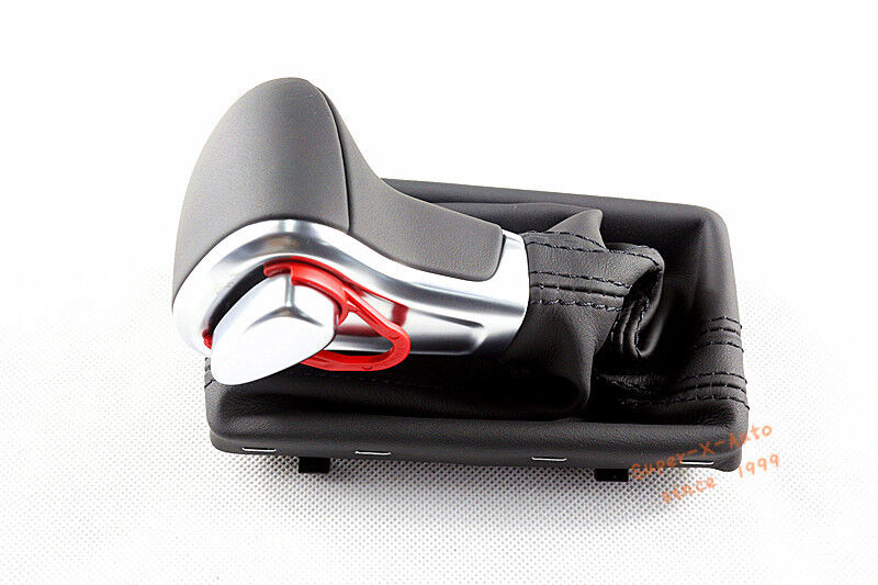 Brand New  Leather Chrome Shift Knob Fit For VW Audi A3 A4 A5 A6 2009-2012