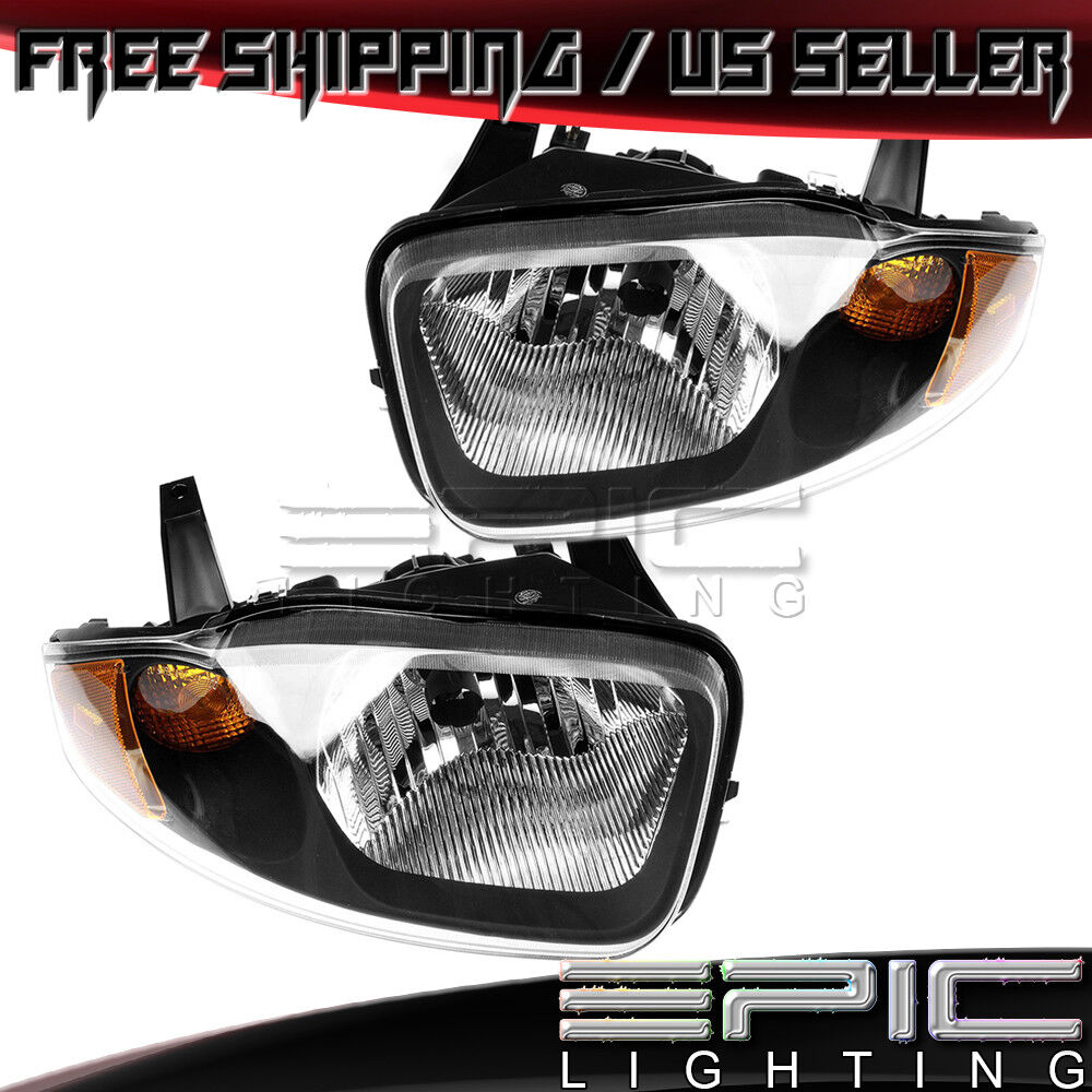Headlights for 2003-2005 CHEVY CHEVROLET CAVALIER - Left Right Sides Pair