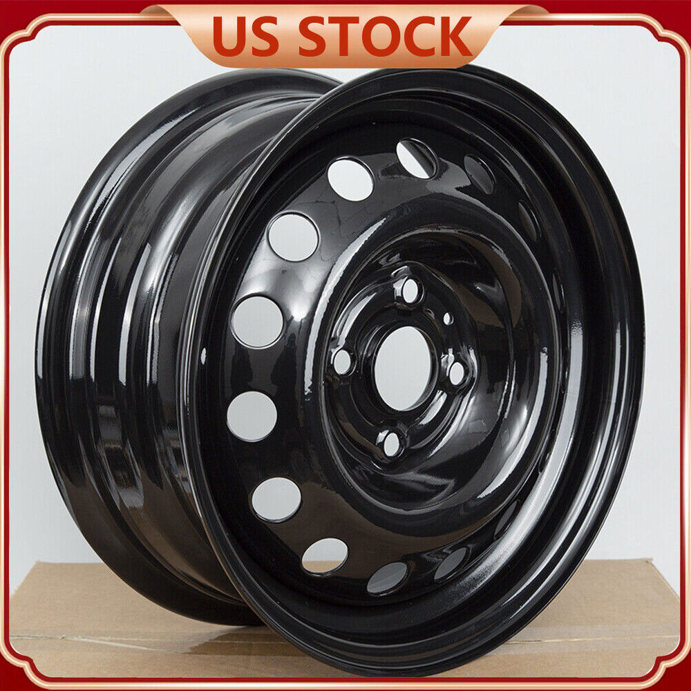 NEW 14 x5.5 inch Car Replacement Wheel Rim for 2006-2017 Hyundai Accent Black US