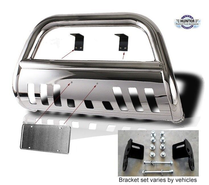 Fits 2005-2008 Nissan Frontier Classic Bull Bar Stainless Steel Chrome
