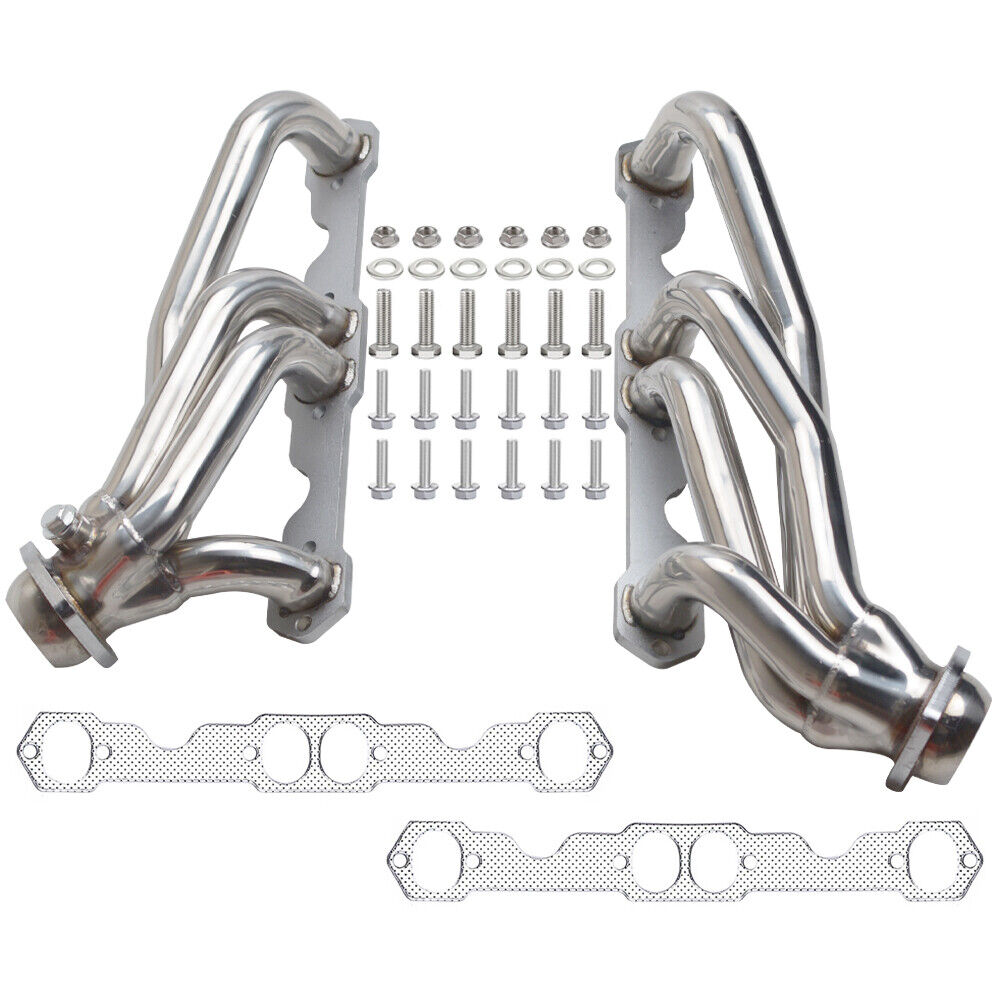 Stainless Steel Exhaust Headers Truck For Chevy GMC 88-97 5.0L/5.7L 305 350 V8