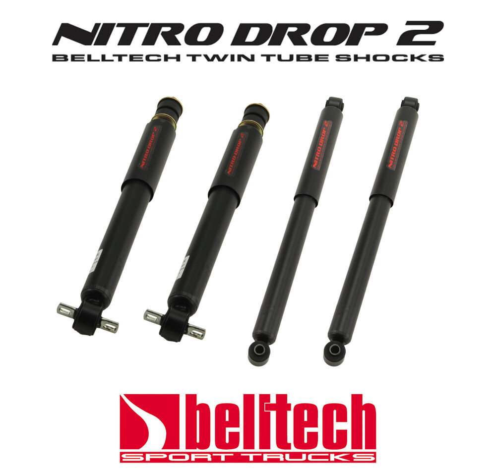 99-06 Silverado/Sierra Nitro Drop 2 Front/Rear Shocks for 4/6 Drop