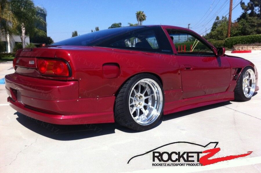 89-94 S13 Silvia 240SX Hatchback M Sport Style Rear Over Fender Panel USA Canada