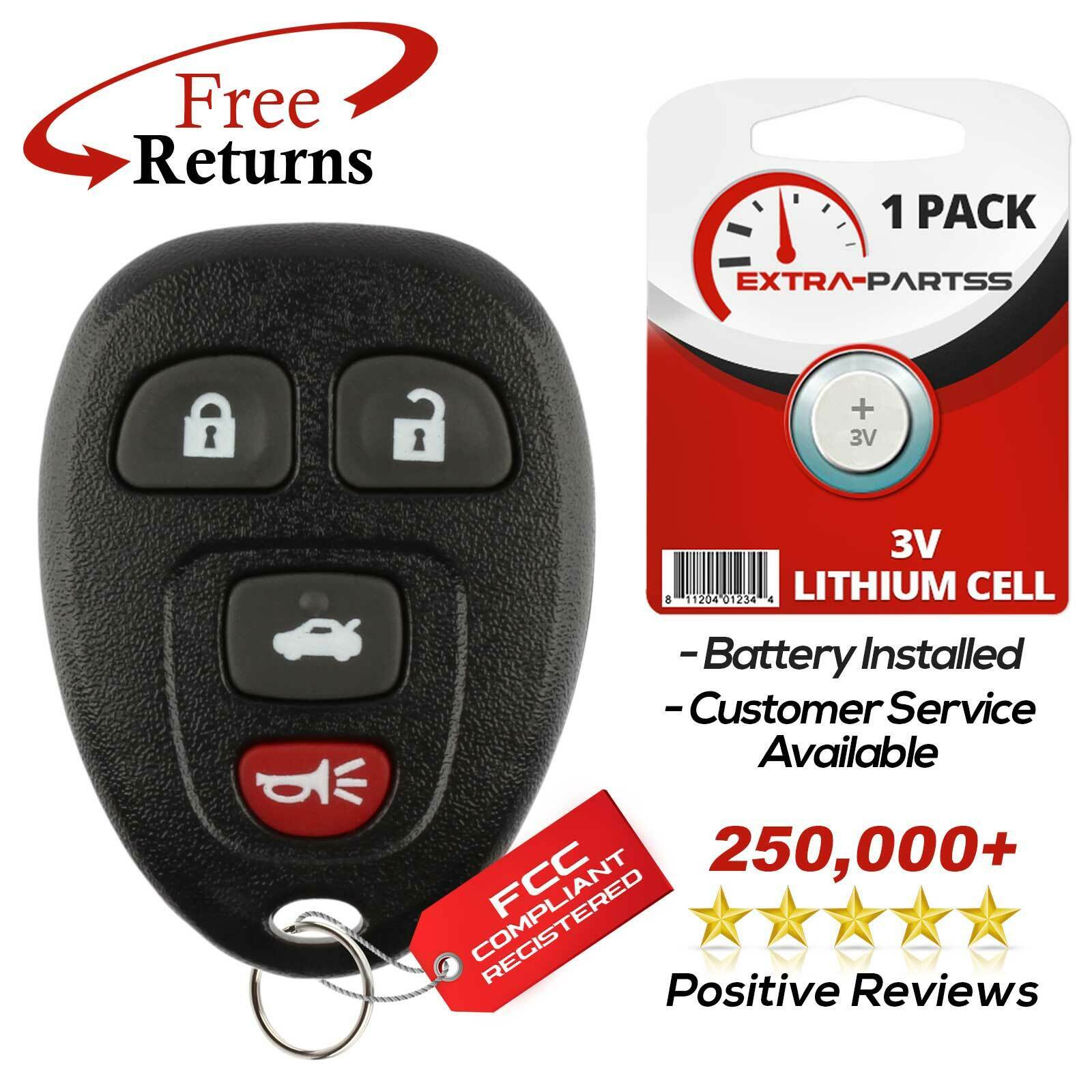 New Keyless Entry Remote Car Key Fob Transmitter Clicker Beeper for 22733523