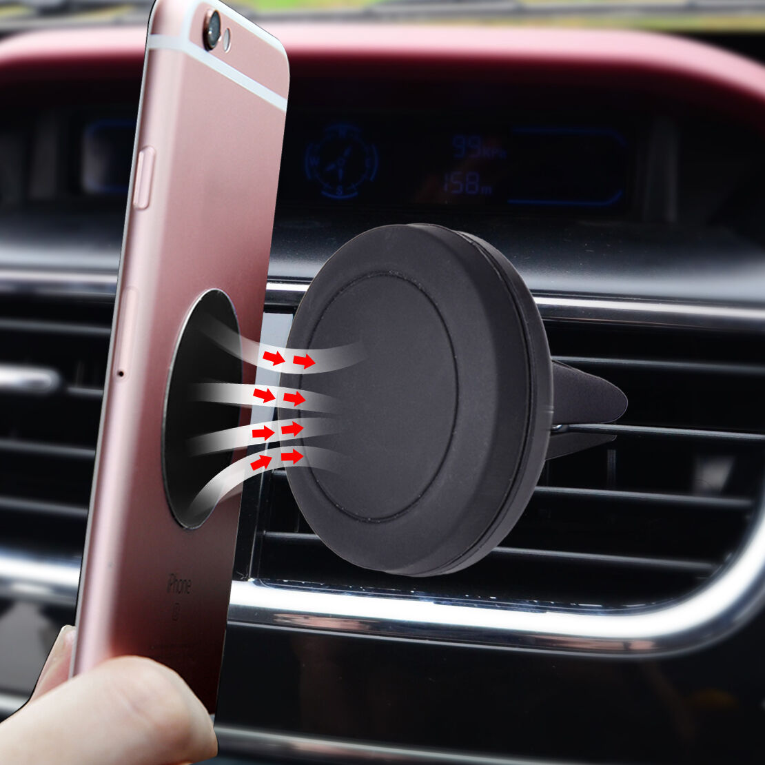 360¡ã Car Magnetic Air Vent Mount Mobile Cell Phone Holder Stand Grip Cradle