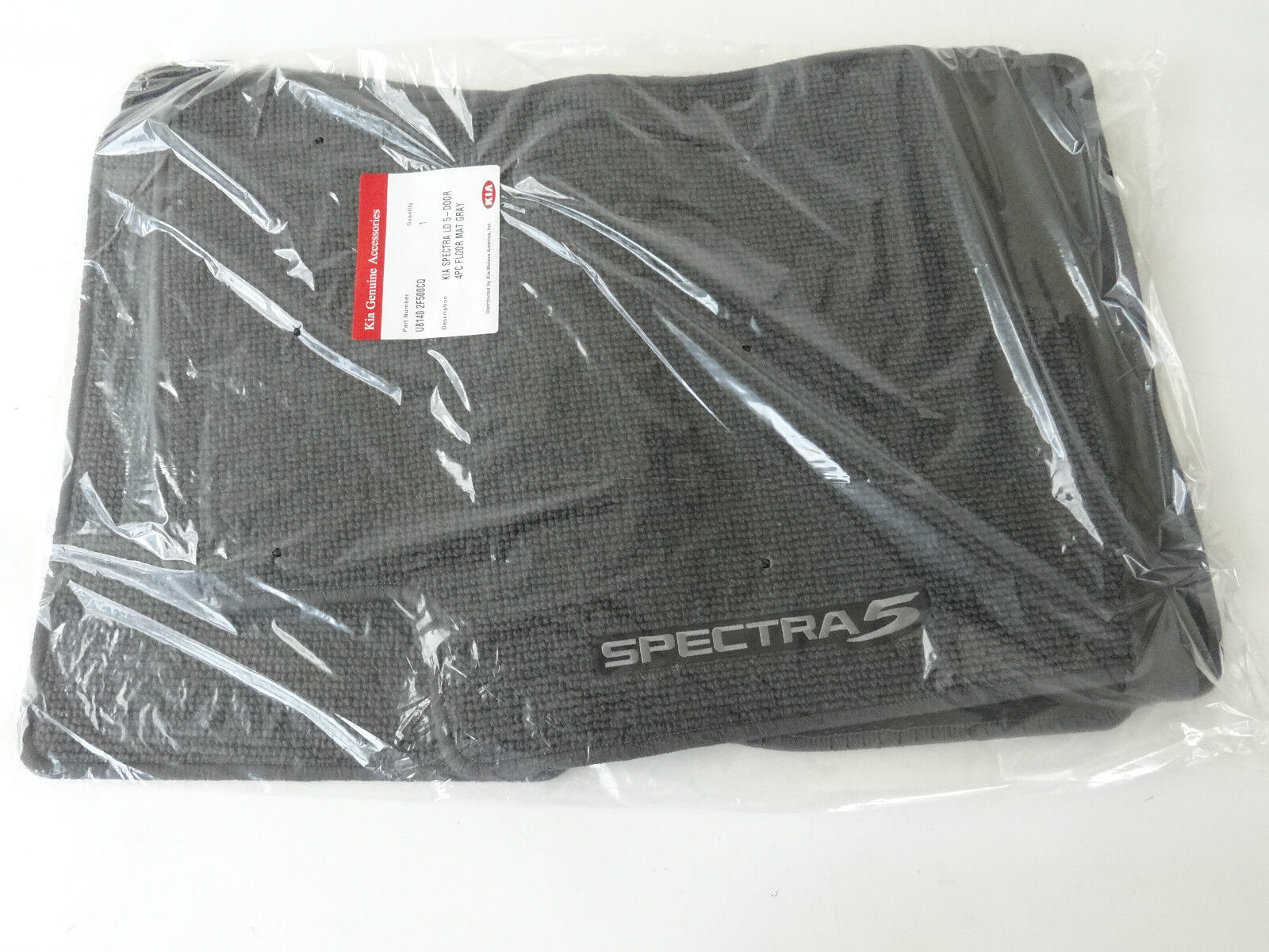 2007-2009 KIA Spectra 5 Spectra5 Replacement Carpeted Floor Mats GRAY NEW 