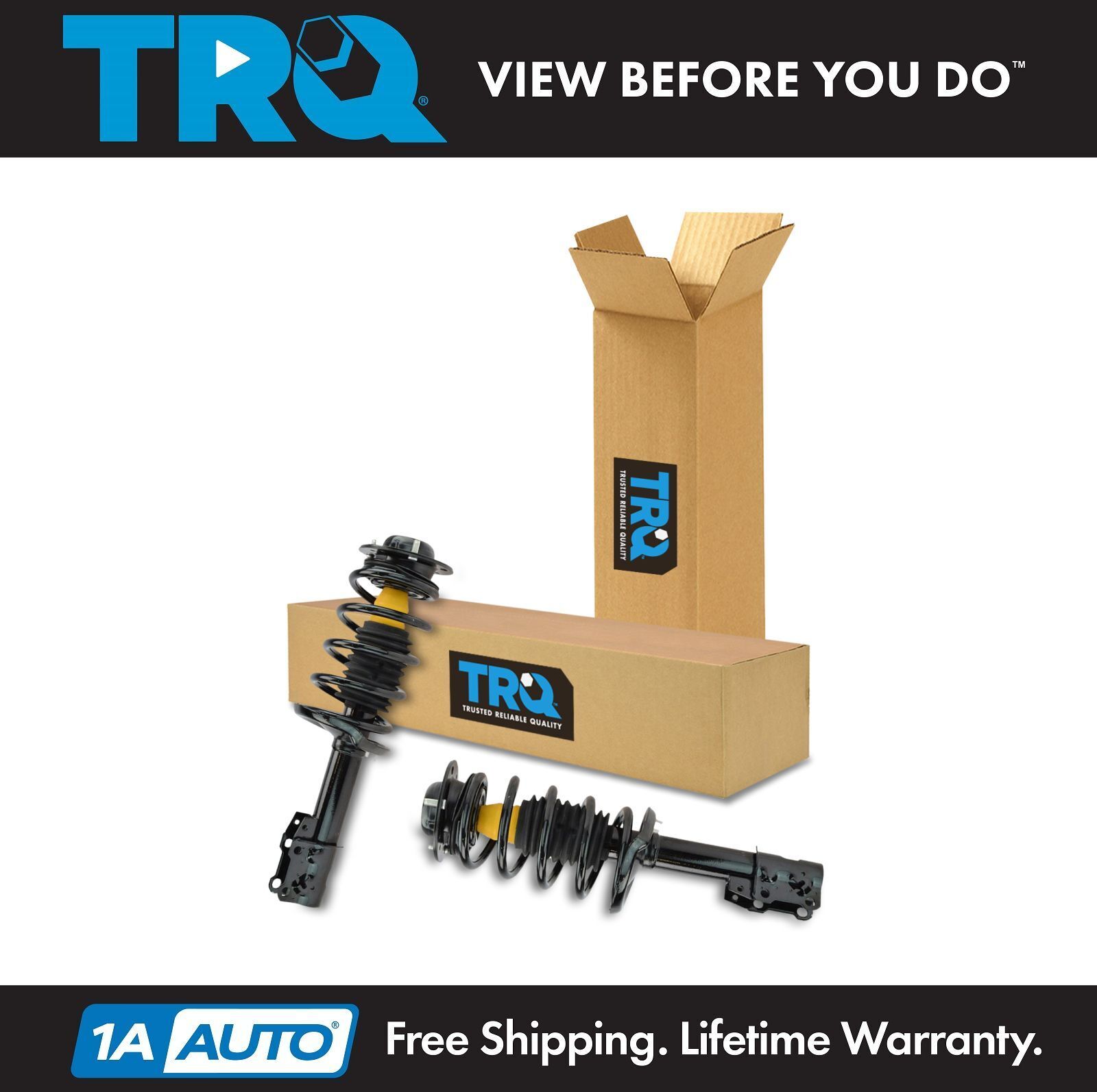 TRQ Complete Loaded Strut Spring Assembly Front Pair Set 2pc for Malibu G6 Aura