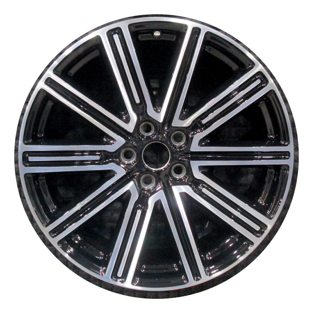 Wheel For 17-19 Lincoln Continental 19x8 Alloy 10 Spoke 5-107.9mm Machined Black