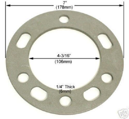 (4) pc Fit F-150 Wheel Spacers 5 x 5.50 or 139.7mm 1/4\