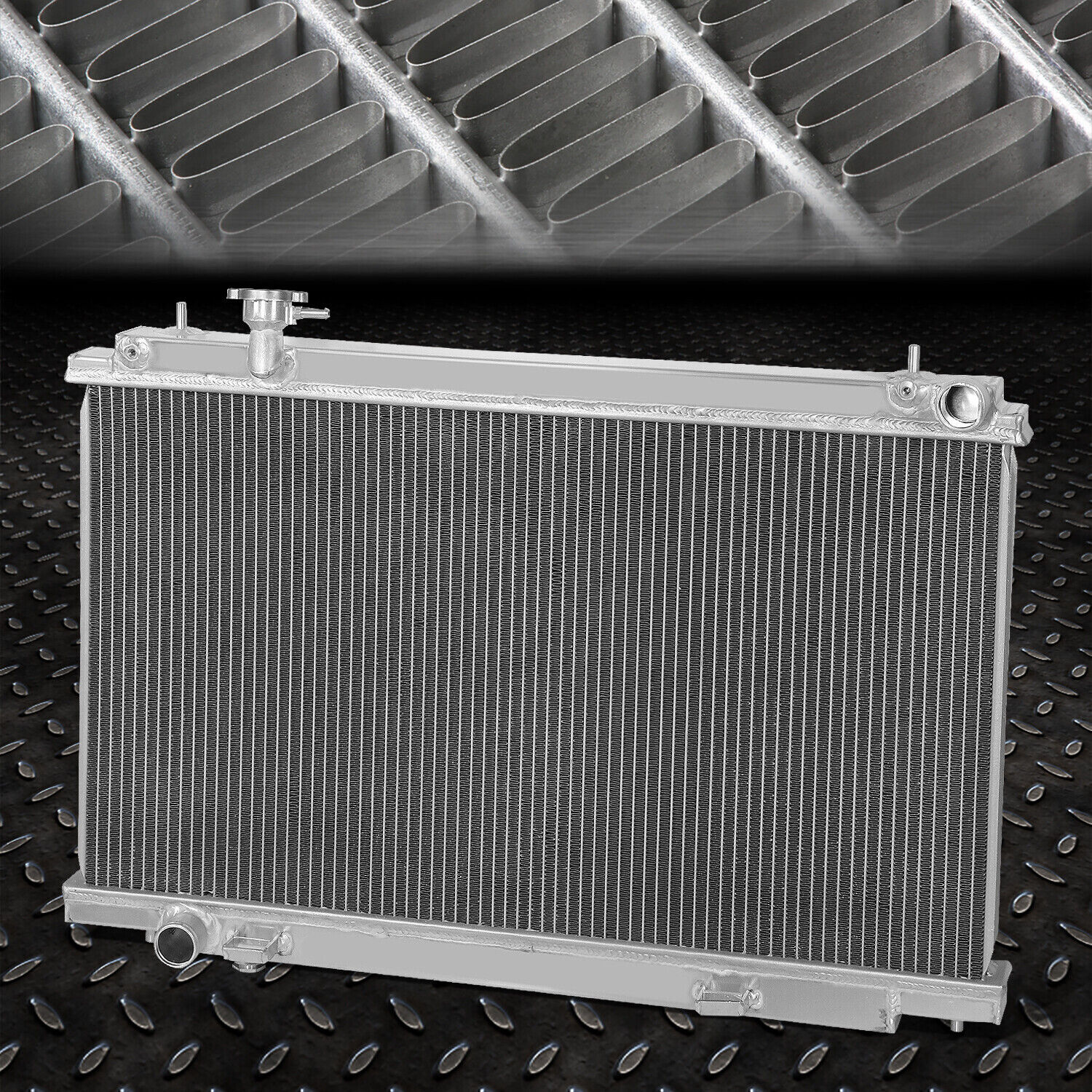 2-Row Full Aluminum Core Racing Radiator Replacement for 03-06 Nissan 350Z MT