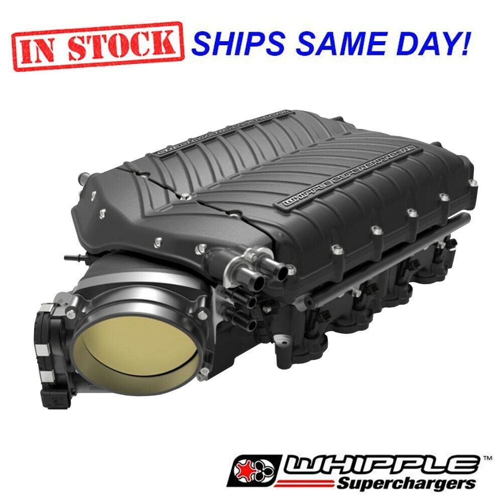 WHIPPLE GEN 5 STAGE 2 Supercharger System 18-20 Mustang GT 5L /Intercooled BLACK